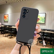 Softcase Tali For OPPO A16 A54S | Case Camera Protech | Case Macaron OPPO A16 A54S | Softcase OPPO