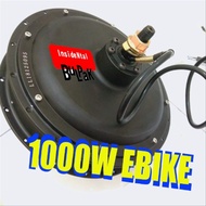 MOTOR BLDC 48V 1000W EBIKE penggerak belakang fix on size MTB 135mm .