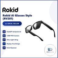 Rokid AI Glasses Style (RV201) / Rokid x Bolon AI glasses | Display-Free Smart Eyewear | 12MP POV Ca