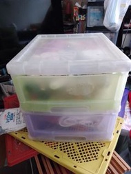 兩層膠櫃桶