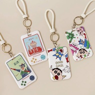 Crayon Little Tag Card Holder INS Bus Card Meal Card Cute Girl Campus Student Card cover Dynamic Sup