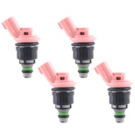 4PCS New Injector Nozzle 16600-57Y01 for 1991-1999 Sentra 200SX NX 1.6L L4 GA16DE Engine