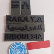 Custom acrylic unifil Patch badge attributes nametag rank PDL premium