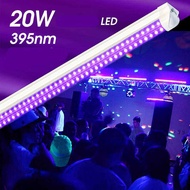 T8 UV Fluorescent Black Light LED Tube 365nm 395nm for Halloween Party Ghost House UV Curing Purplis