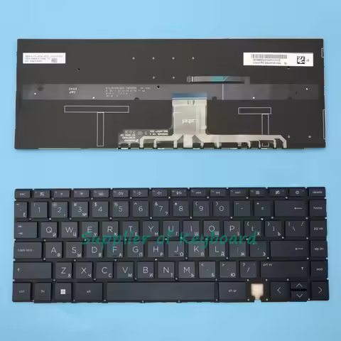 NEW English/Russian Keyboard For HP Spectre x360 14-ea0000 14-ea1000 14-ea2000 Laptop Backlit Brown/