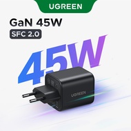 SALE" 【Nexode】UGREEN Mini GaN 45W Charger USB C USB A Nexode Quick Fast Charger สําหรับ Samsung S25