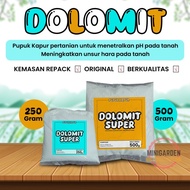 DOLOMIT SUPER 500 GRAM kapur pertanian pupuk penetral ph dolomite