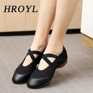 【Big savings】 Hroyl Girls Dance Shoes For Woman Ladies Practise Latin Dance Shoes Ballroom Modern Tango Jazz Dancing Shoes Dropshipping