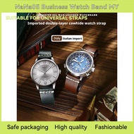 Apply To TIANWANG SEIKO LONGINES SUUNTO SAMSUNG Handmade Calfskin Leather Watch Strap For Men And Wo