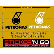 STICKER CUTTING CUSTOM PETRONAS LOGO DESIGN