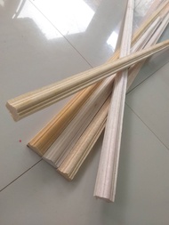 wall moulding kayu panjang 100 cm lebar 2.5 cm