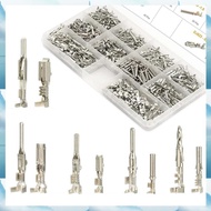 [W F S B] For 22-12 Gauge Plug Compatible Automotive Electrical Pin Connectors 440Pcs Kit 1.5-2.8mm 