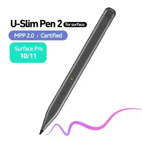 Slim pen 2 for Surface Pro 10 4096 Palm Rejection Ink Stylus pencil for Surface Pro 11 Laptop studio