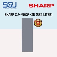 Kulkas Sharp 2 Pintu SJ-450GP-SD Plasmacluster 450GP  SJ 450GPSD