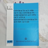 CONTRACT ACTS ACT 1950 (ACT 136) - AS AT 20th MARCH 2021 (INTERNATIONAL LAW BOOK SERVICES) [PRELOVED