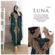Laris Luna Kaftan Gamis Muslim Bordir Original Produk By Luna Kaftan