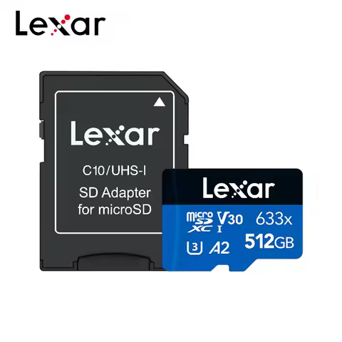 Lexar Memory Card 32GB 64GB 128GB 256GB 512GB High Speed 633x TF Card UHS-I A1 Class 10 Micro SD Car