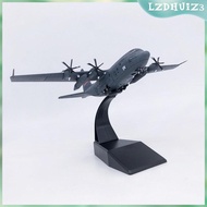 [lzdhuiz3] 1:200 Metal C130 Transport Plane with Stand for Adult Gifts Shelf Decorations
