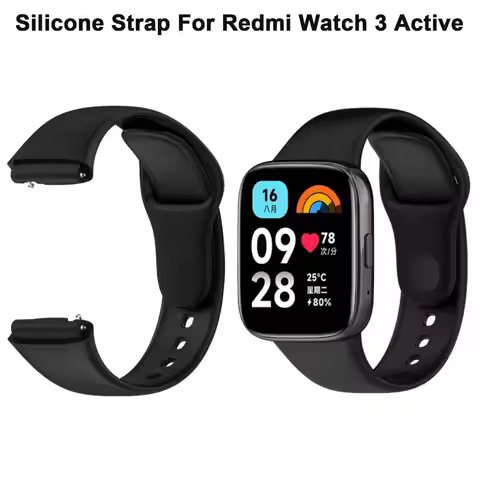 Silicone Strap For Redmi Watch 3 Active Smart Watch Replacement Sport Bracelet Wristband for Redmi W