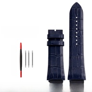 สายนาฬิกาหนังแท้สำหรับ GUESS ผู้ชาย W0040G3/0247G3/0040G7 22 มมความหนาปานกลางเข็มหัวเข็มขัดประเภทอิน