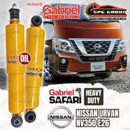 [1pc] CASTON SAFARI FRONT / REAR NISSAN URVAN NV350 E26 HEAVY DUTY OIL ABSORBER GABRIEL