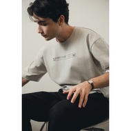 LARUSSO 6 AM Club - Men's 6 AM Club Graphic Oversize Tee - Grey Violet