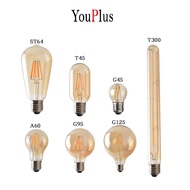 YOUPLUS 4W LED FILAMENT LAMP EDISON FILAMENT/ 4W CAFE BULB/ ST64 4W LED FILAMENT 6W FILAMENT 2W FILA