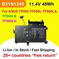 11.4V 48Wh B31N1345 Laptop Battery For ASUS TP500 TP500L TP500LA TP500LB TP500LN Series Rechargeable