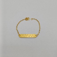 22k / 916 Gold Baby Bracelet