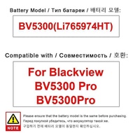 6580mAh Long-Lasting Performance Mobile Phone Battery For Blackview BV5300 Pro BV5300 Li765974HT