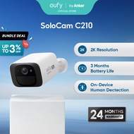 eufy SoloCam C210 Wireless Outdoor Security Camera | 2K Resolution | AI Human Detection | IP67 Weath