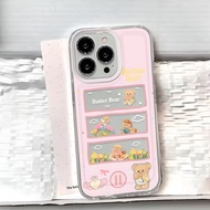 (FC03) Cute Bear Motif Softcase for Oppo A15 A16 EK A17 K A18 A3S A39 A31 A38 A3 PRO A3X A96 A77S A5
