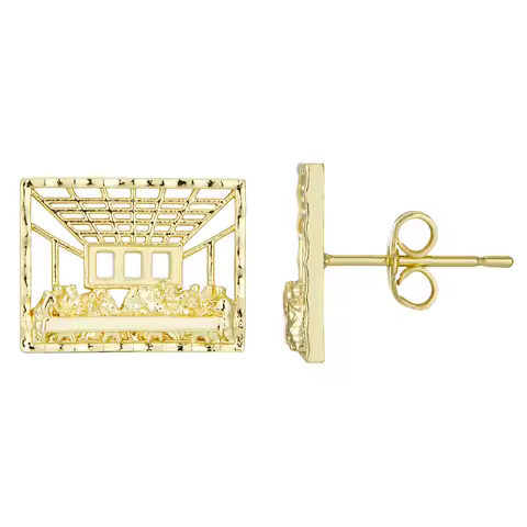 Hip Hop Style nugget earrings for man woman last supper jesus stud earrings Rock and roll jewelry pu