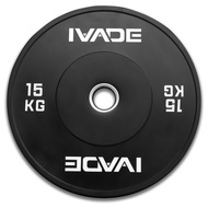 IRONTEC 15 kg x 2 Plates BLACK BUMPER (2" Hole) MD Model - IRONTEC