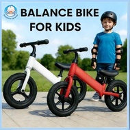 Kids Balance Bike Non-pedal Bicycle For 2 To 6 Years Old Children 12 Inch Sliding Balance Scooter
