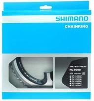 正品 艾祁單車─ SHIMANO DURA-ACE FC-9000 2x11速大齒盤53T或50T修補齒片，銀/黑色
