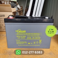 Neuton Power NPD121050 12V 105Ah Maintenance Free Deep Cycle AGM Battery - Solar Battery - Jomsolar