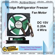 Sharp Fridge Refrigerator Freezer Fan Motor 4Wire DC15V 0.20A Kipas Motor Peti Sejuk