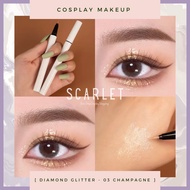 SCARLETDEPT || GUICAMI -- Glitter Eyeliner Cosplay Makeup