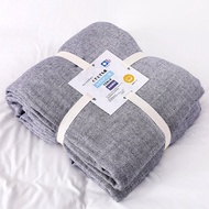 LZD Pure Cotton 4-layer Gauze Blanket Soft Skin-friendly Air-conditioned Towel Blankets Queen King T