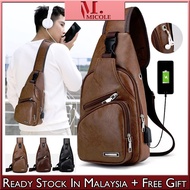 Ready Stock  MICOLE SB2359 Korean Chest Bag Shoulder Bag Cross Body Bags Waist Bag Travel bag Sling 