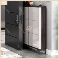 Ultra-thin shoe cabinet 17cm shoe stool one entry door tipper shoe cabinet foyer ultra-narrow shoe cabinet