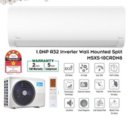 Midea Aircond 1HP Air Conditioner Xtreme SavE R32 Inverter Wall Mounted Split MSXS10CRND8/ MSXS-10CRND8