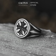 NHẪN CHROME HEART THÉP TITAN KHÔNG GỈ 17 - Cactus Accessoriesss