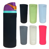 {xiapimart}  Silicone Protective Cover for Owala Water Bottle Dishwasher-safe Silicone Sleeve for Water Bottle Anti-slip Silicone Sleeve for Owala 24oz Water Bottle Full Wrap