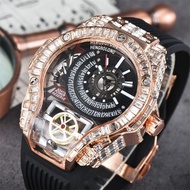 【EX shop】 Jason Statham with the same Hublot diamond-studded personality large dial Warcraft MP watc