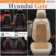 Áo lót ghế xe ô tô Hyundai Getz da PU hạt gỗ tự nhiên CAO CẤP - OTOALO