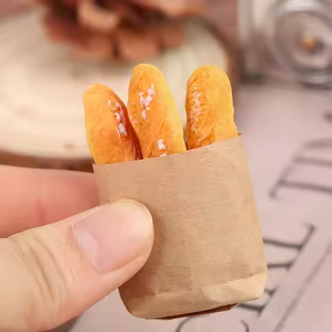 1:12 Dollhouse Miniature bread Dolls Kitchen Food Accessories Simulation Toys