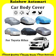 4x4 Toyota HILUX High Quality Yama Car Cover Protection Waterproof Resistant Anti UV Scratch Dust Sunshade Kain Tutup Selimut Penutup Kereta