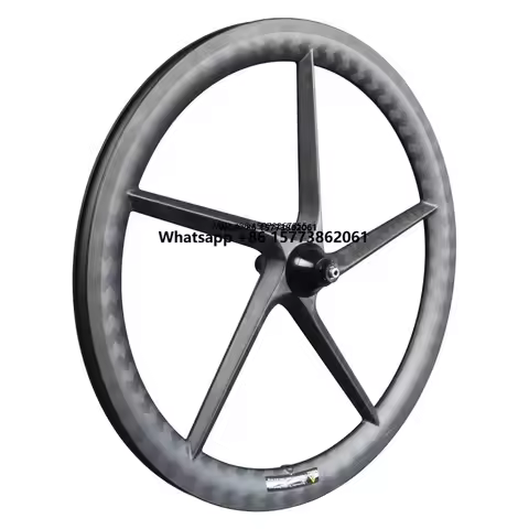 20inch 451 5 Spoke Wheelset Full Carbon Five Spoke UD/3K/12k Matte/Glossy V Brake/ Disc Brake Bicycl